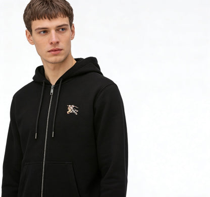 BURBERRY KNIGHT ZIP HOODIE – 1:1 HIGH END