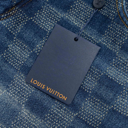LOUIS VUITTON LV DAMIER MONOGRAM DENIM SKATE PANTS – 1:1 HIGH END