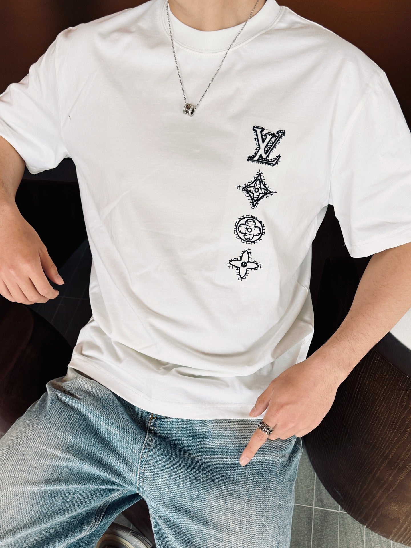LOUIS VUITTON T-SHIRT - SUPER CLONE 260G