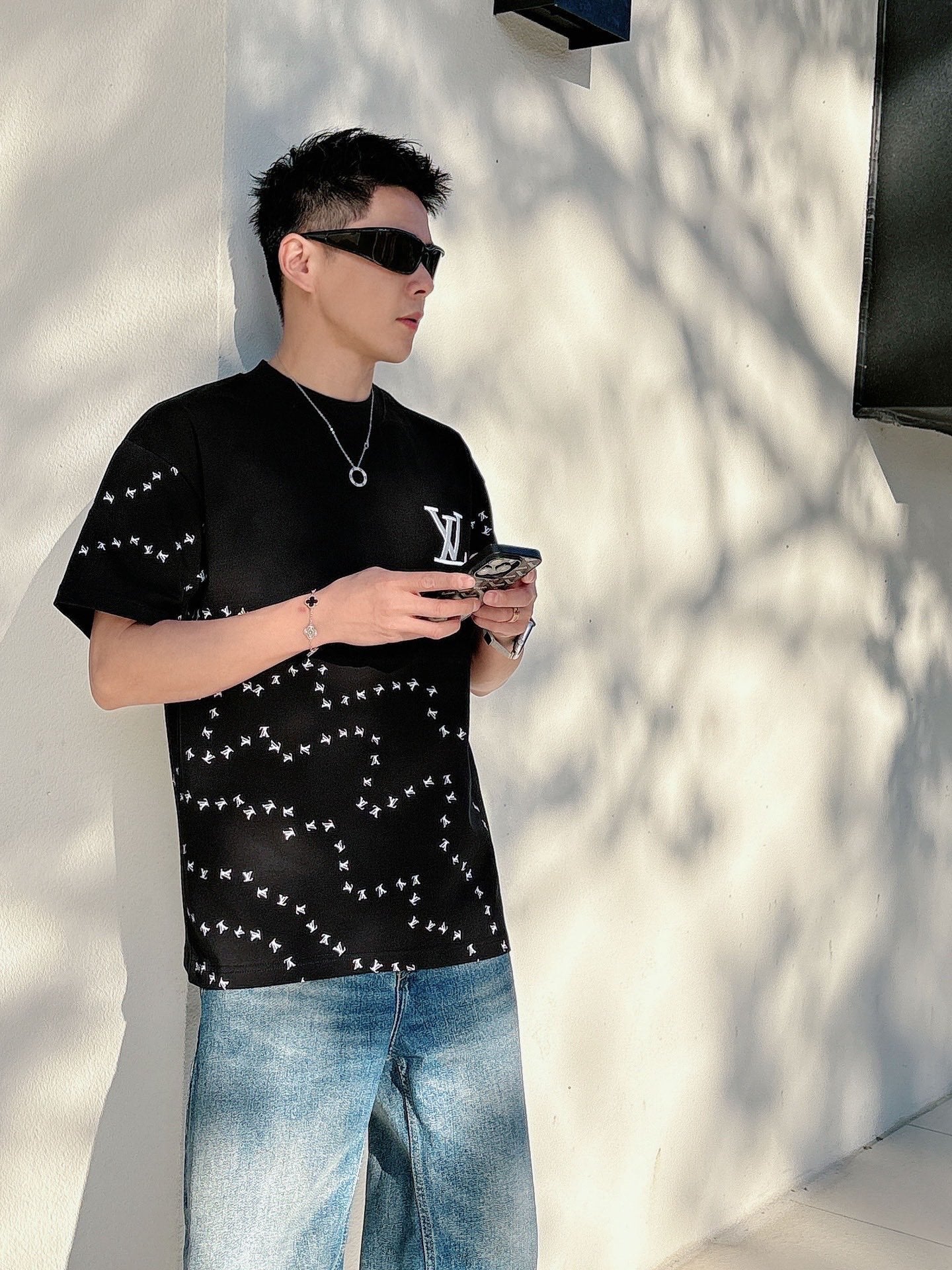 LOUIS VUITTON MONOGRAM DOT T-SHIRT 320g – MODEL 1 (S–XL) – mit Tags – 1:1 HIGH END