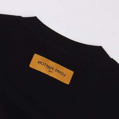 LOUIS VUITTON T-SHIRT - SCHWARZ / WEIß - SUPER CLONE 260g
