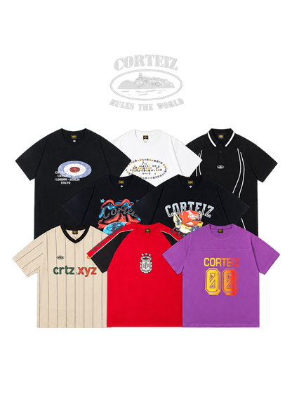 CORTEIZ-STYLE T-SHIRT COLLECTION – MULTIPLE DESIGNS – HIGH QUALITY 1:1