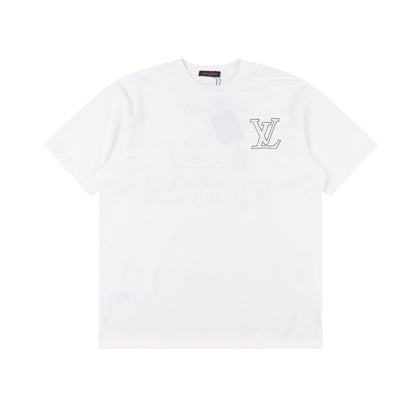 LOUIS VUITTON T-SHIRT - SCHWARZ / WEIß - SUPER CLONE 260g