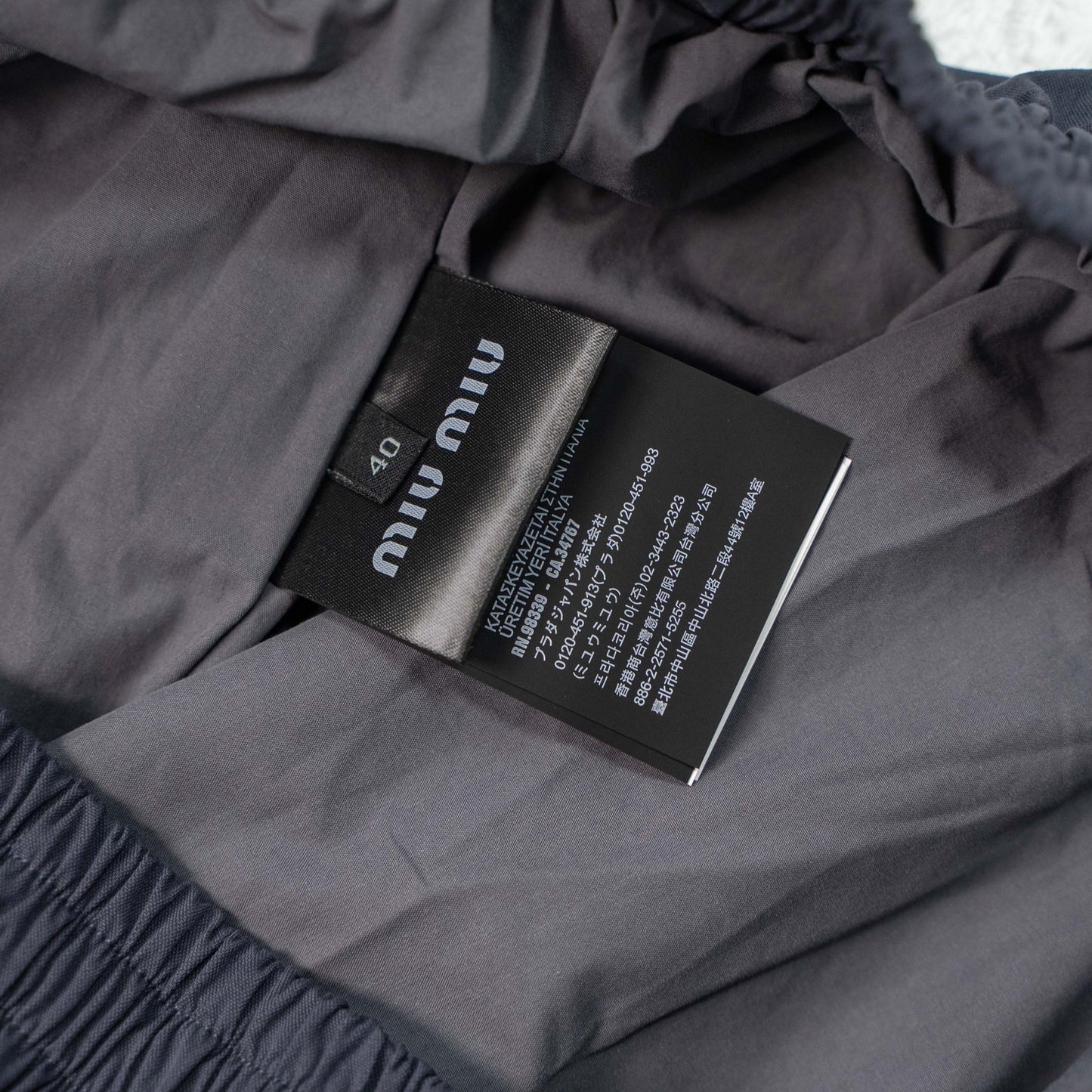 MIU MIU EMBROIDERED LOGO SNAP-BUTTON CASUAL JACKET– 1:1 HIGH END