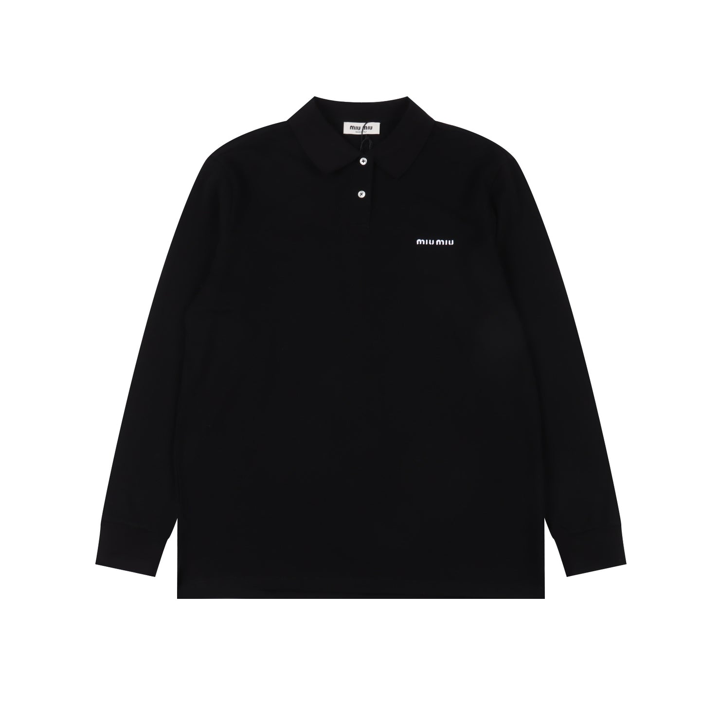 MIU MIU ESSENTIAL LONGSLEEVE POLO - SUPER CLONE