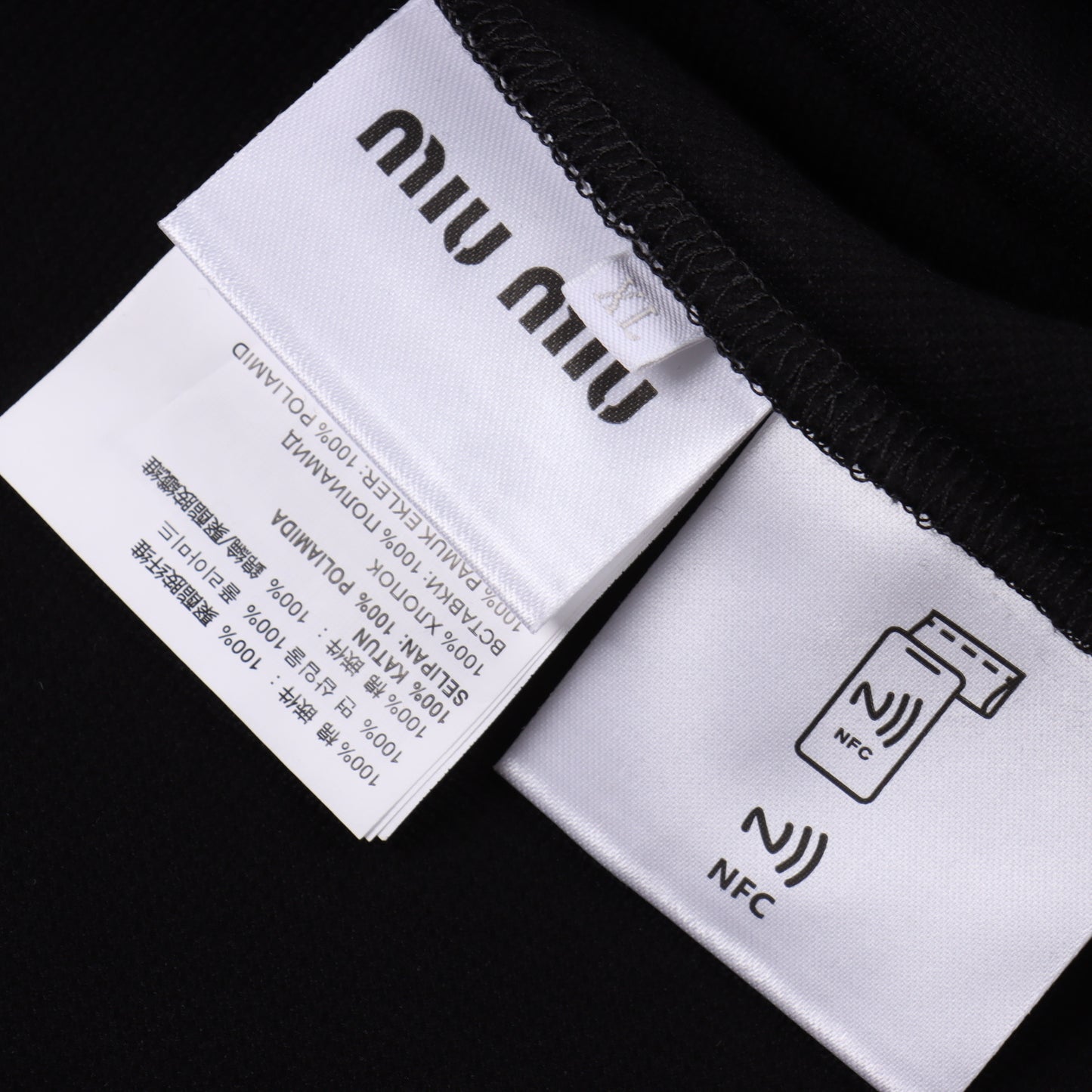 MIU MIU ESSENTIAL LONGSLEEVE POLO - SUPER CLONE
