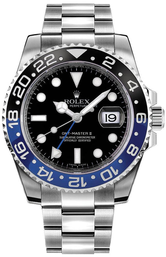 ROLEX GMT-MASTER II "BATMAN" - OYSTER - U1 FACTORY - AUTOMATIK