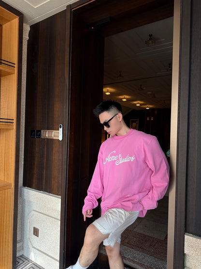 ACNE STUDIOS EMBROIDERED LOGO LONG SLEEVE T-SHIRT – 1:1 HIGH END