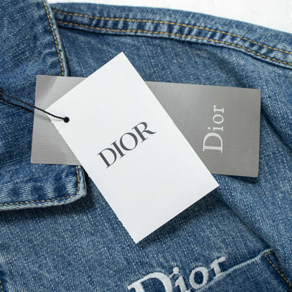 DIOR CD EMBROIDERED POCKET ZIPPER DENIM JACKET– 1:1 HIGH END