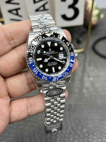 Rolex Datejust 41 mm, cadran gris, lunette plate - SUPER CLONE - MOUVEMENT SUISSE - Bracelet Jubilee