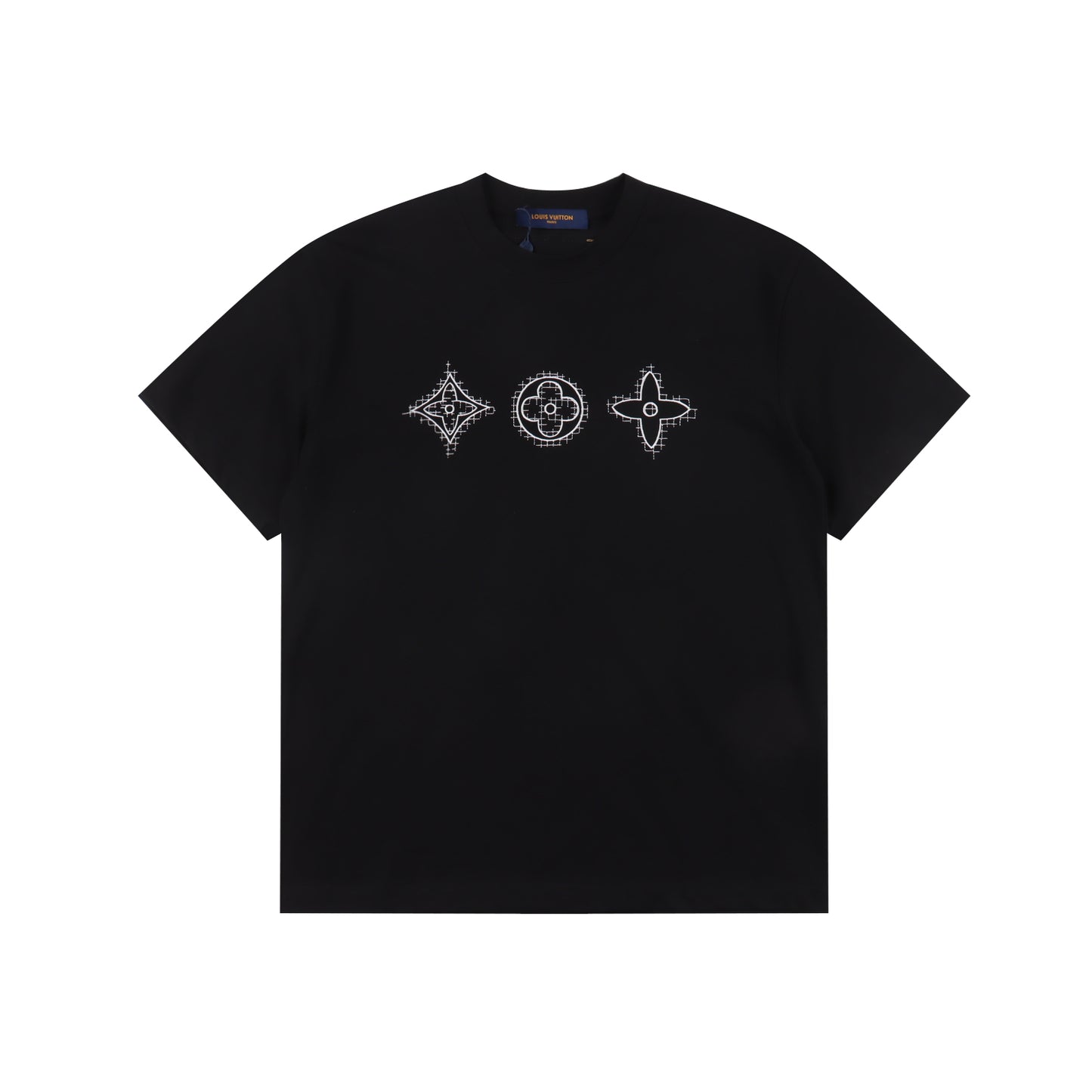 LOUIS VUITTON T-SHIRT - SCHWARZ / WEIß - SUPER CLONE 260g