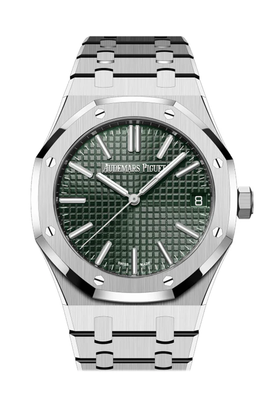 AUDEMARS PIGUET - ROYAL OAK - SILBER GREEN DIAL