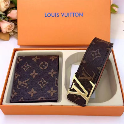 GÜRTEL & WALLET SETS - VERSCHIEDENE MARKEN - OVP MIT BOX