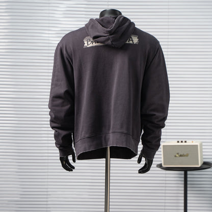 BALENCIAGA OVERSIZED DISTRESSED ZIP-UP HOODIE – 1:1 HIGH END