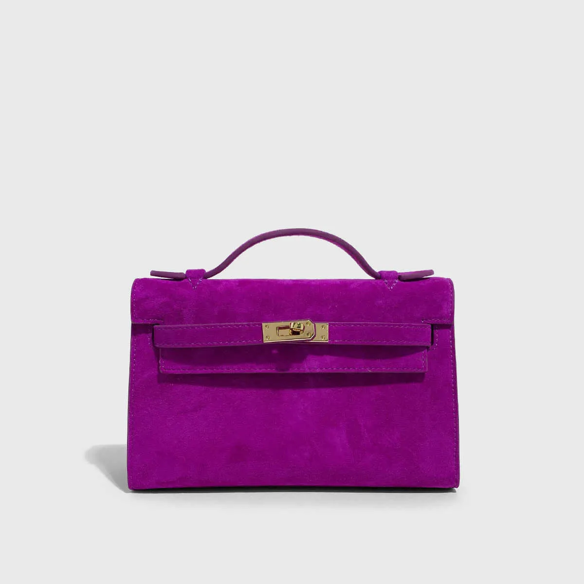 HERMÈS Kelly Pochette Bordeaux Veau Doblis Palladium Hardware 21 - 1:1 HIGH END