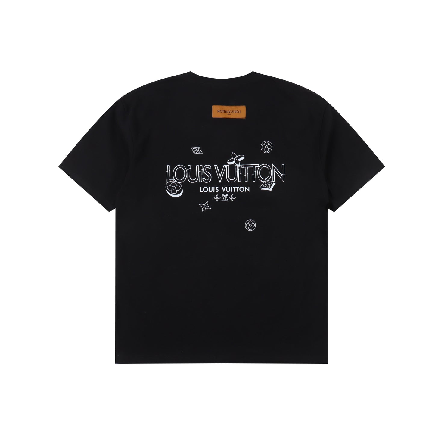 LOUIS VUITTON T-SHIRT - SCHWARZ / WEIß - SUPER CLONE 260g