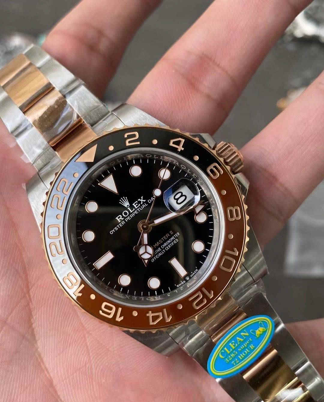 Rolex Datejust 41 mm, cadran gris, lunette plate - SUPER CLONE - MOUVEMENT SUISSE - Bracelet Jubilee