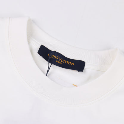 LOUIS VUITTON T-SHIRT - SCHWARZ / WEIß - SUPER CLONE 260g