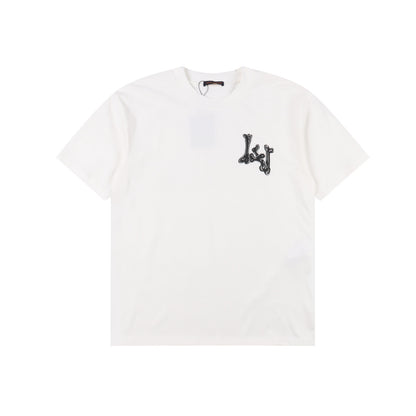 LOUIS VUITTON T-SHIRT - SCHWARZ / WEIß - SUPER CLONE 260g