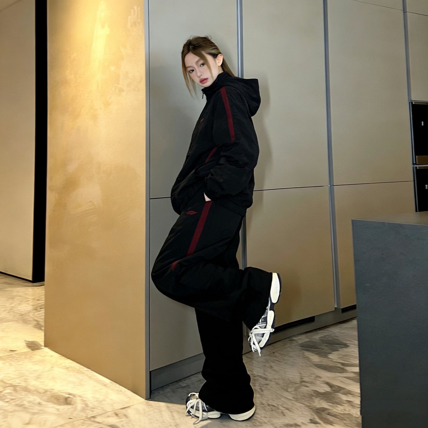 BALENCIAGA 3M TRACK JACKET SET - SUPER CLONE