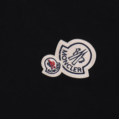 MONCLER T-SHIRT - SCHWARZ / WEIß - SUPER CLONE 260g