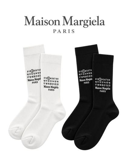 MAISON MARGIELA SOCKS COLLECTION - FREE SIZE - LONG – HIGH QUALITY 1:1