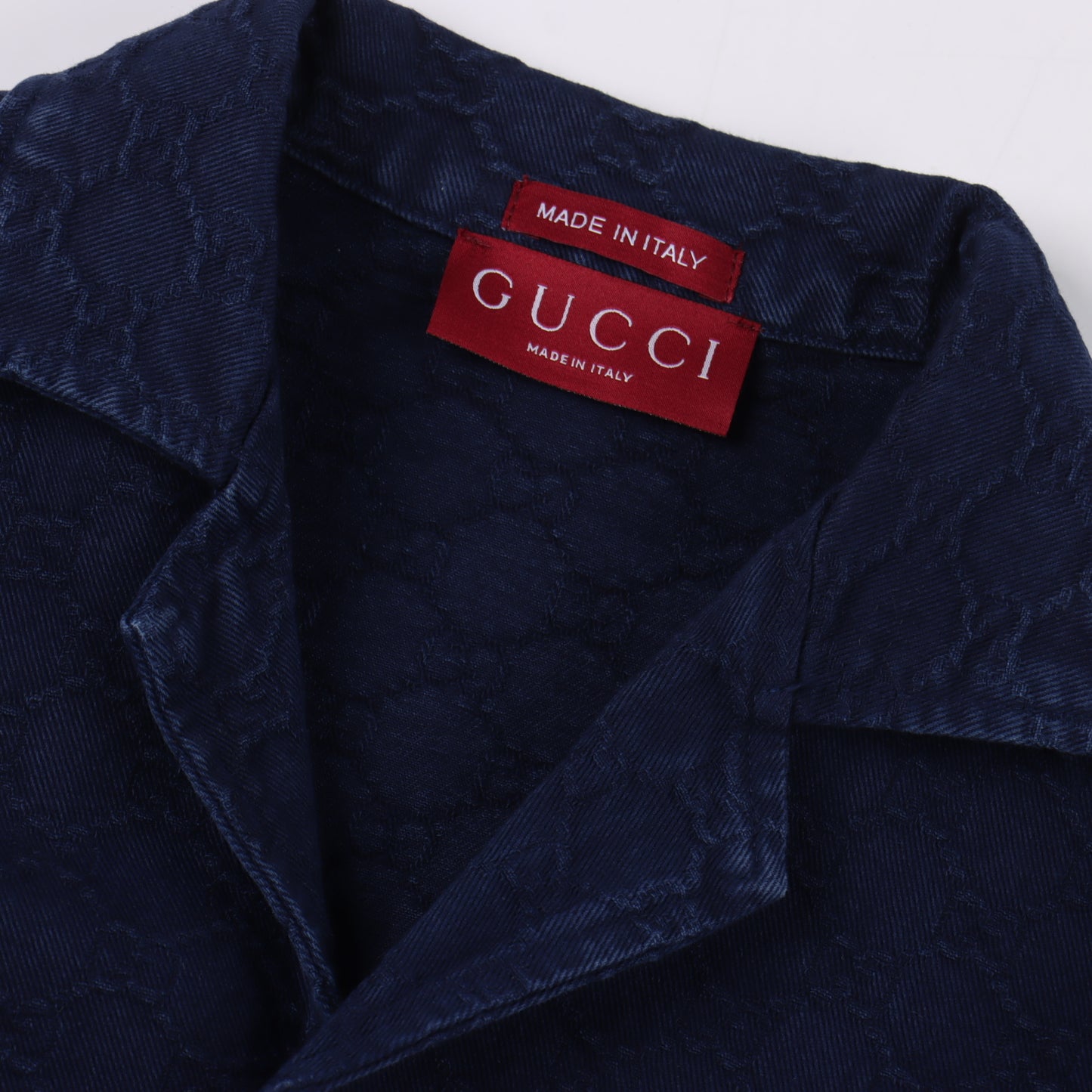 GUCCI GG DENIM SHIRT – BLUE VINTAGE FADE EDITION – mit Tags – 1:1 HIGH END
