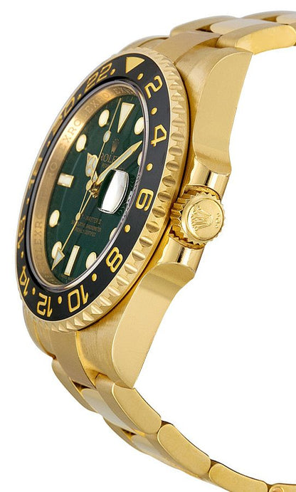 ROLEX GMT-MASTER II "CASINO GOLD GREEN" - OYSTER - U1 FACTORY - AUTOMATIK