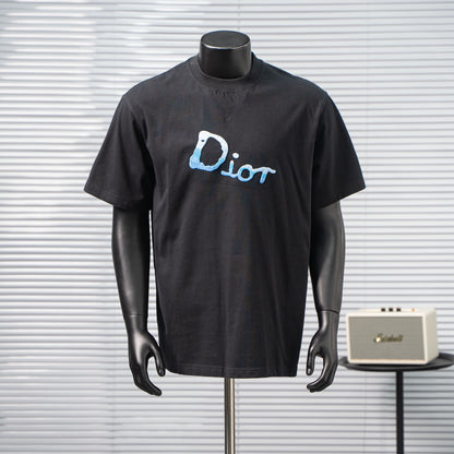 DIOR GRADIENT GRAFFITI EMBROIDERY T-SHIRT– 1:1 HIGH END