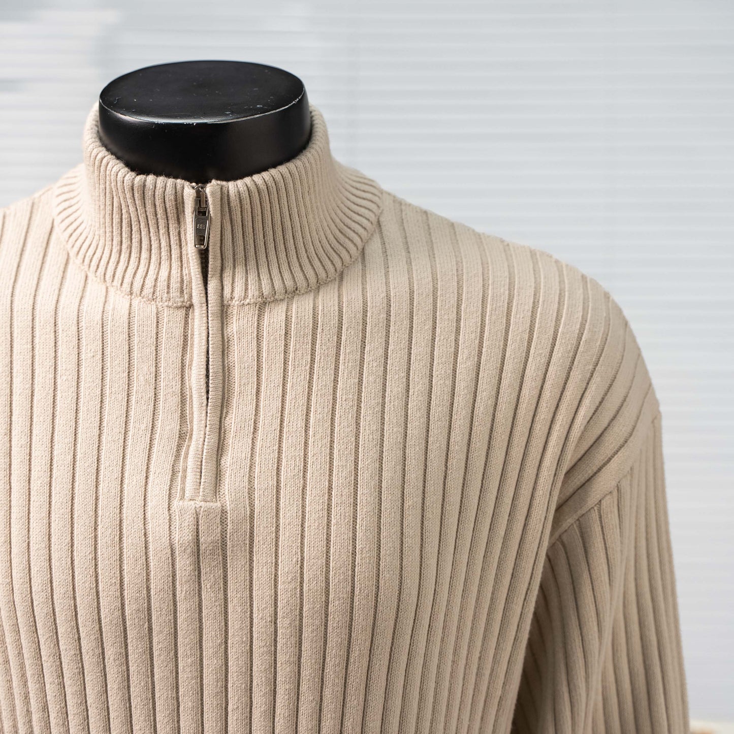 BALENCIAGA 26FW BLCG WAVE LOGO HALF-ZIP KNIT SWEATER – 1:1 HIGH END
