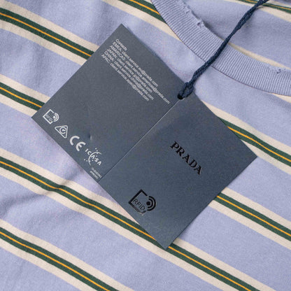PRADA STRIPED LONG SLEEVE T-SHIRT– 1:1 HIGH END
