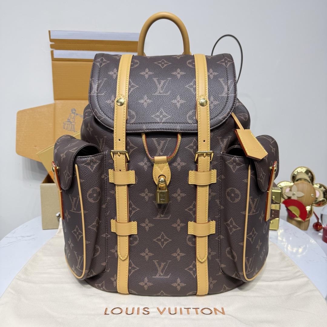 LOUIS VUITTON BACKPACK CHRISPOTHER – Full Set  - 1:1 HIGH END