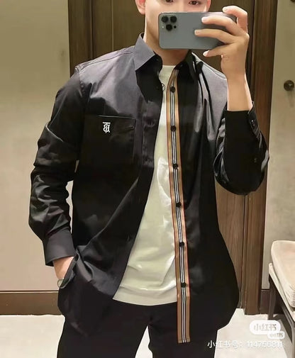 BURBERRY TB ESSENTIAL SHIRT - SUPER CLONE