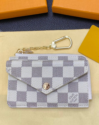 LOUIS VUITTON LEATHER CARDHOLDER ZIPPER – Full Set  - 1:1 HIGH END