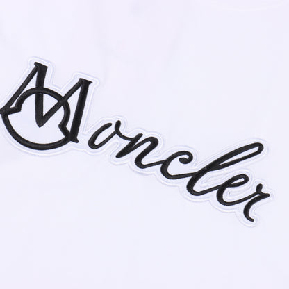 MONCLER T-SHIRT - SCHWARZ / WEIß - SUPER CLONE 260g