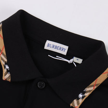 BURBERRY CHECK COLLAR POLO SHIRT – mit Tags – 1:1 HIGH END