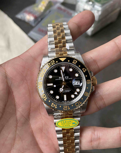 Rolex Datejust 41 mm, cadran gris, lunette plate - SUPER CLONE - MOUVEMENT SUISSE - Bracelet Jubilee