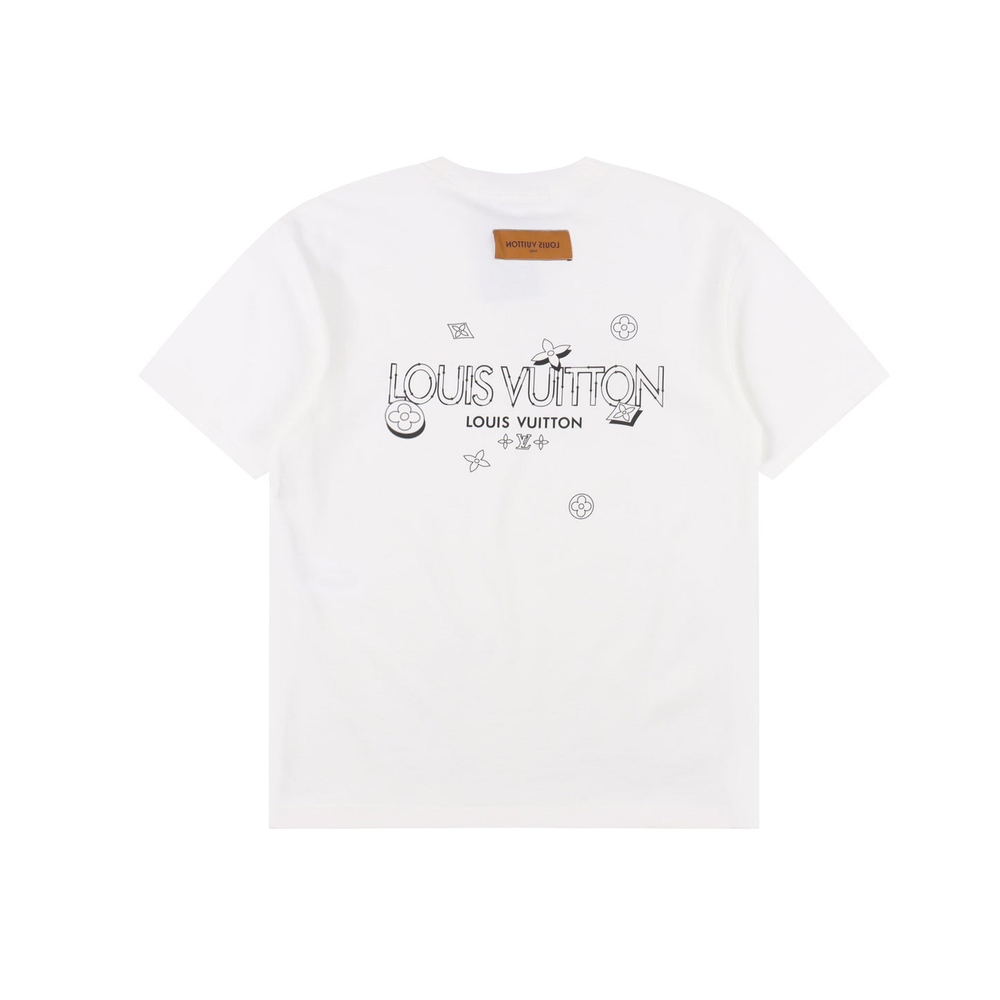 LOUIS VUITTON T-SHIRT - SCHWARZ / WEIß - SUPER CLONE 260g