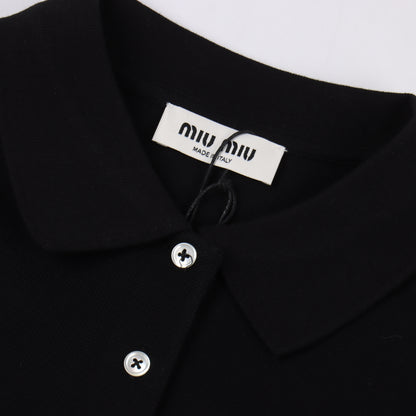 MIU MIU ESSENTIAL LONGSLEEVE POLO - SUPER CLONE