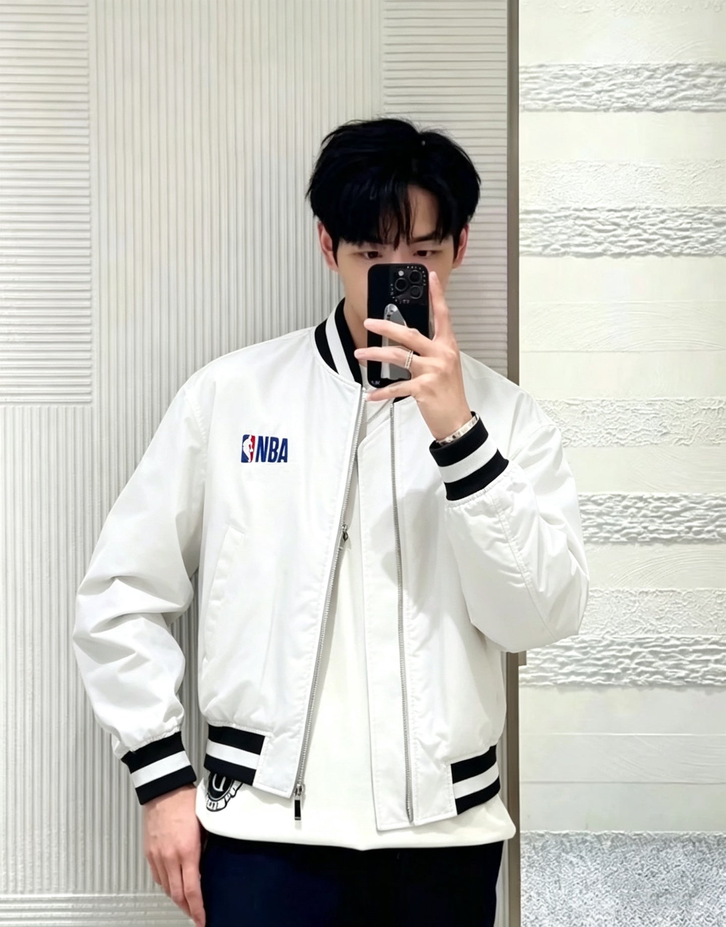 BALENCIAGA x NBA BOMBER JACKET – Black Edition – 1:1 HIGH END