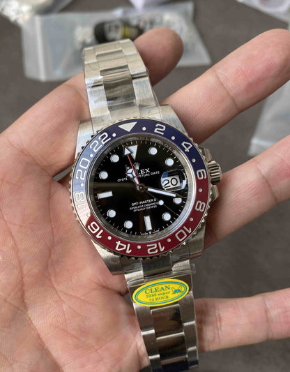 Rolex Datejust 41 mm, cadran gris, lunette plate - SUPER CLONE - MOUVEMENT SUISSE - Bracelet Jubilee