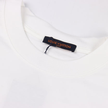 LOUIS VUITTON T-SHIRT - SCHWARZ / WEIß - SUPER CLONE 260g