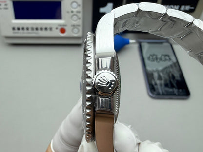 Rolex Datejust 41 mm, cadran gris, lunette plate - SUPER CLONE - MOUVEMENT SUISSE - Bracelet Jubilee