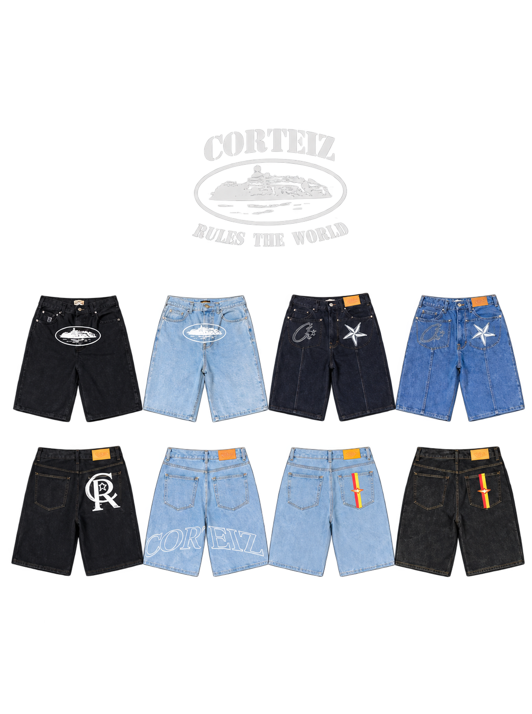 CORTEIZ JEANS SHORTS – HIGH QUALITY 1:1