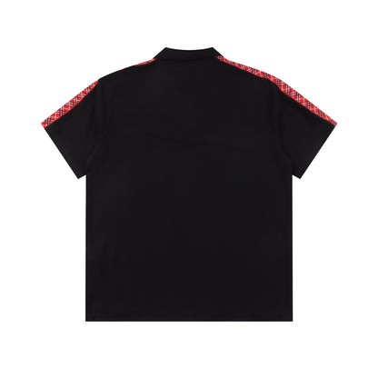 BURBERRY T-SHIRT - SCHWARZ / WEIß - SUPER CLONE 260g