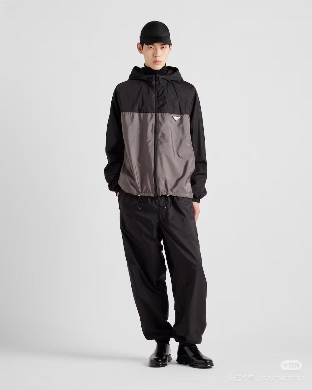 PRADA Re-Nylon Contrast Windbreaker - SUPER CLONE