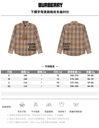 BURBERRY Vintage Check Shirt – mit Tags – 1:1 HIGH END