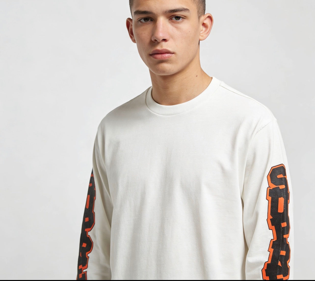 SUPREME CRACKED SLEEVE L/S TOP – mit Tags – 1:1 HIGH END