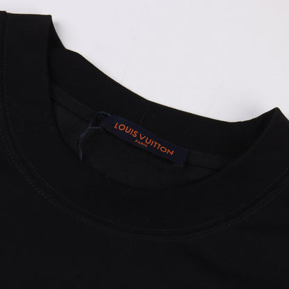 LOUIS VUITTON T-SHIRT - SCHWARZ / WEIß - SUPER CLONE 260g