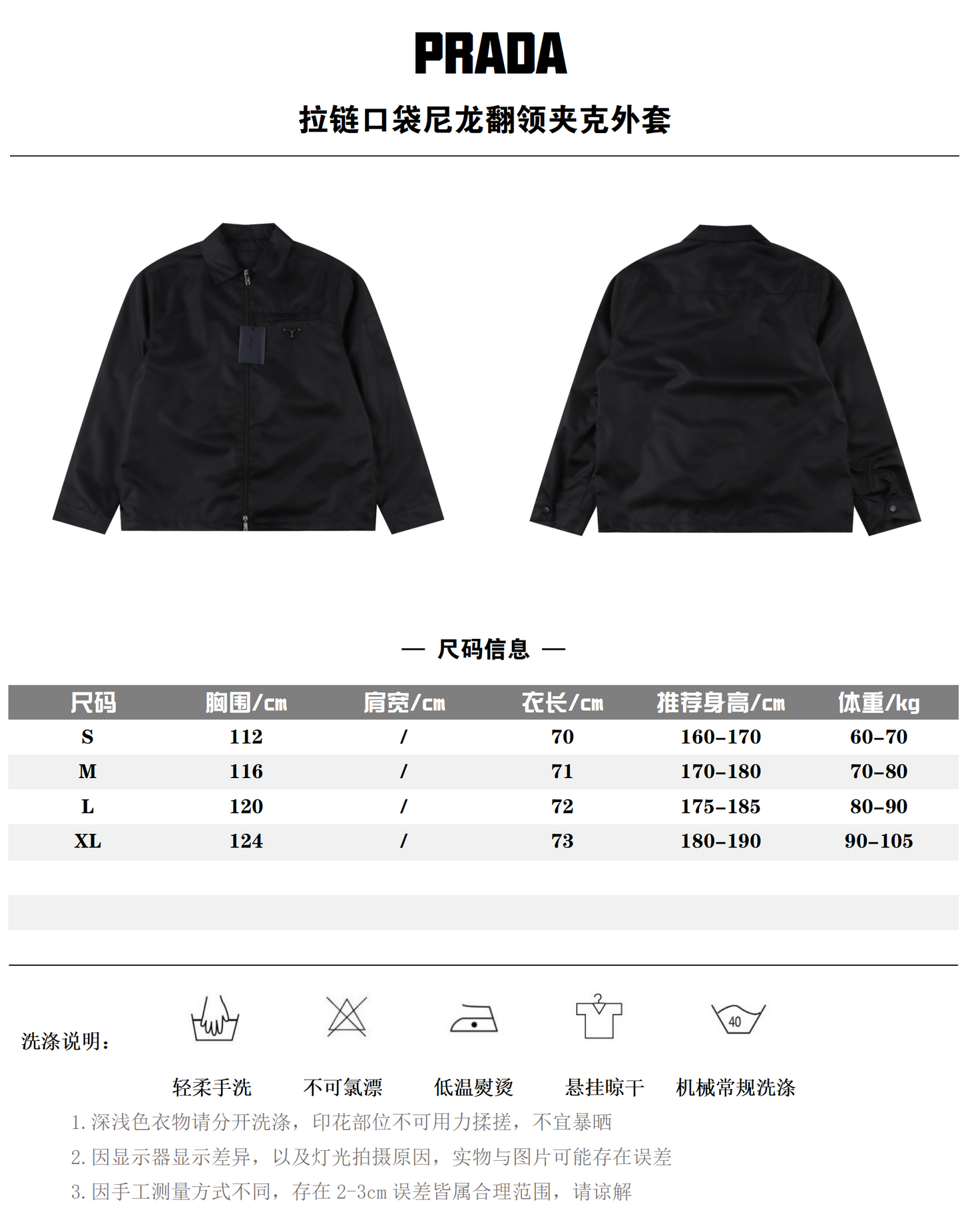 PRADA JACKET – mit Tags – 1:1 HIGH END
